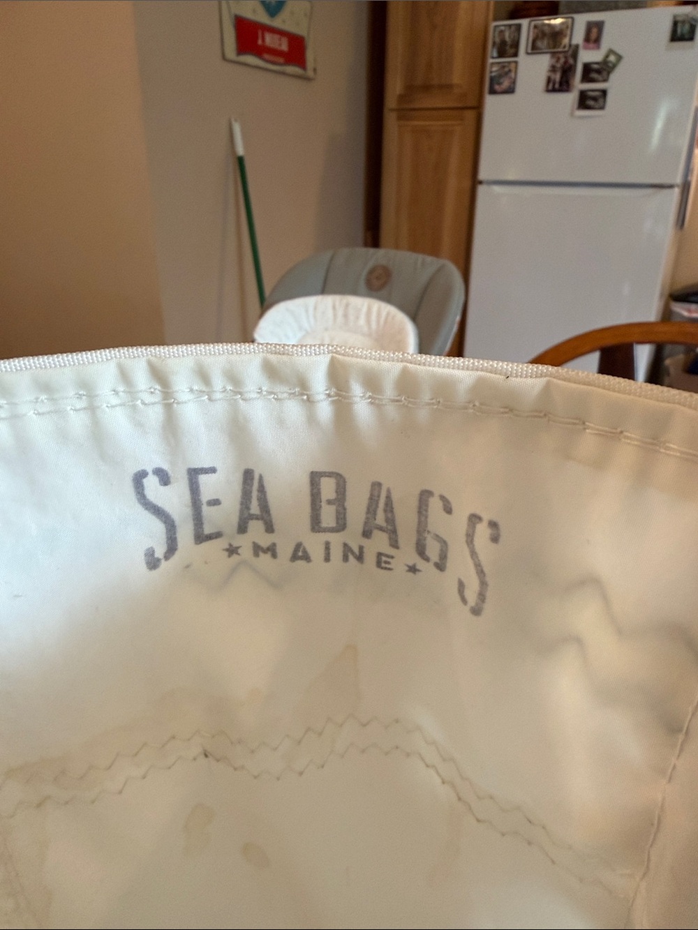 Seabags of Maine yellow lab tote - Picture 2 of 4
